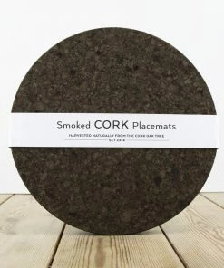 LIGA Cork Placemat Set | Smoked Set of 4