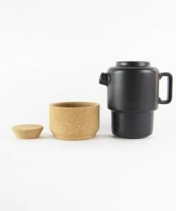 LIGA Teapot For Two Matt Black