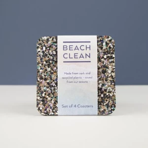 LIGA Eco Coasters Beach Clean Set Of 4 3 LIGA Eco Coasters Beach Clean Set Of 4