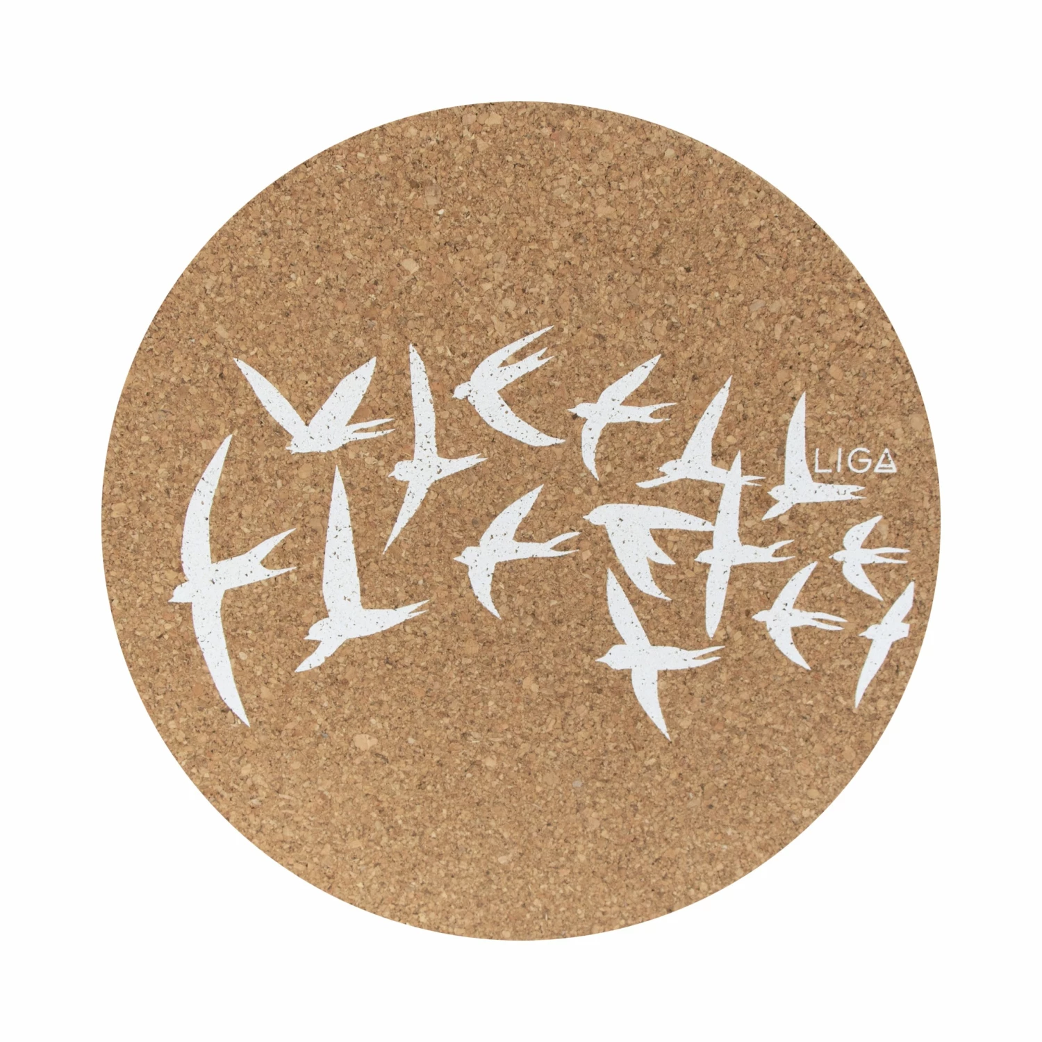 LIGA Cork Placemat Swallows White 7 LIGA Cork Placemat Swallows White