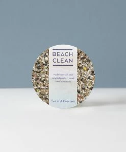 LIGA Beach Clean Round Coasters Set of 4
