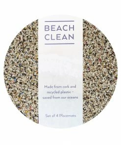 LIGA Round Beach Clean Eco Placemats