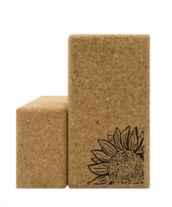 LIGA Cork Sunflower Yoga Block