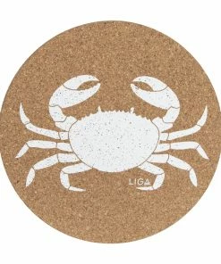 LIGA Cork Placemat Crab