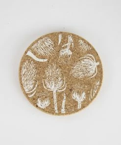 LIGA Cork Coaster Thistles Set 9 LIGA Cork Coaster Thistles Set