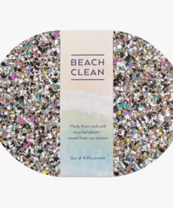 LIGA Beach Clean Oval Placemat Set of 4