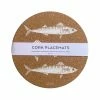 LIGA Cork Placemats Mackerel Set