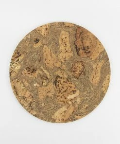 LIGA Ice Grey Round Cork Placemats - Set of 4