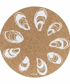 LIGA Cork Placemat Oysters