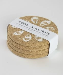 LIGA Cork Coaster Oysters Set 14 LIGA Cork Coaster Oysters Set