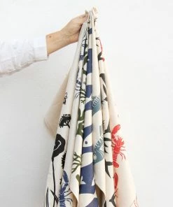 LIGA Fish In The Sea Tea Towel Organic Cotton