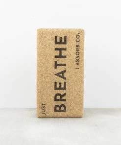 LIGA Just Breathe Cork Yoga Block