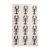 LIGA Lobster Tea Towel Organic Cotton - Navy Blue 2 LIGA Lobster Tea Towel Organic Cotton - Navy Blue