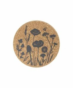 LIGA Cork Coaster Wildflowers Set