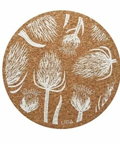 LIGA Cork Placemat Thistles