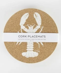 LIGA Cork Placemats Lobster Set