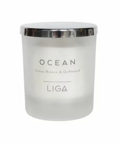 LIGA Citrus Breeze and Driftwood Ocean Candle in Glass Votive