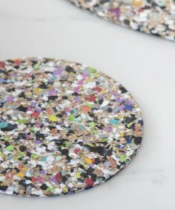 LIGA Beach Clean Round Coasters Set of 4