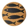 LIGA Cork Placemat Grey Fish 1 LIGA Cork Placemat Grey Fish