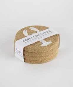 LIGA Cork Coaster Lobster Set