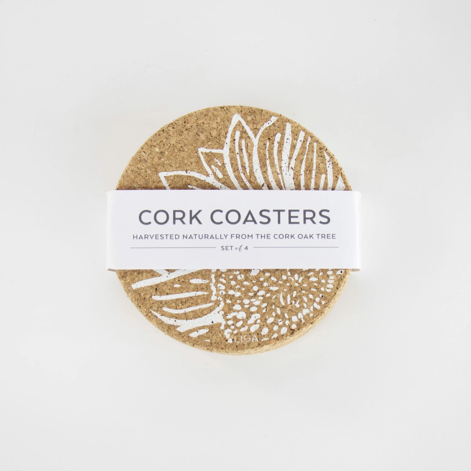 LIGA Cork Coaster Sunflower Set 3 LIGA Cork Coaster Sunflower Set