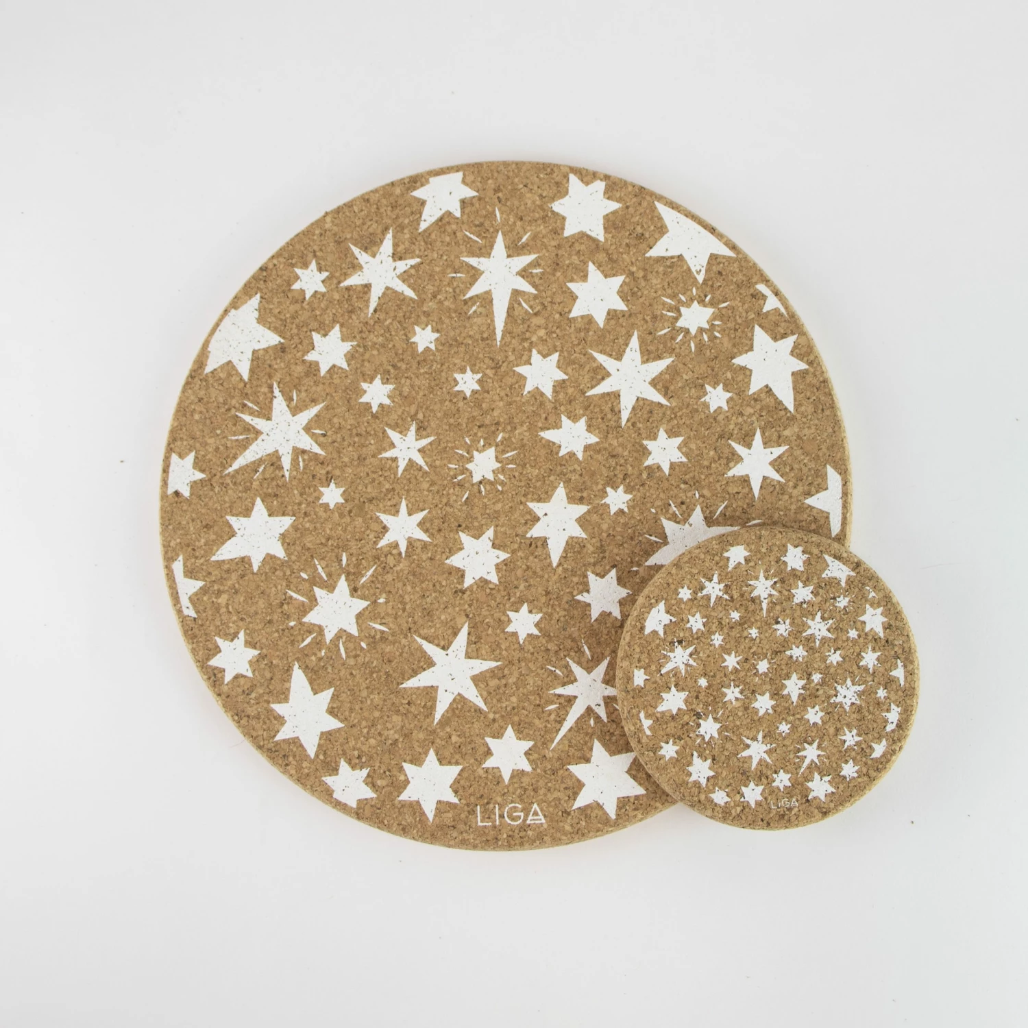 LIGA Cork Placemats Stars Set 6 LIGA Cork Placemats Stars Set