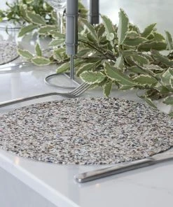 LIGA Beach Clean Round Placemats Set of 4 9 LIGA Beach Clean Round Placemats Set of 4