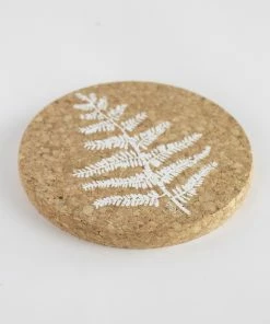 LIGA Cork Coaster Fern Set