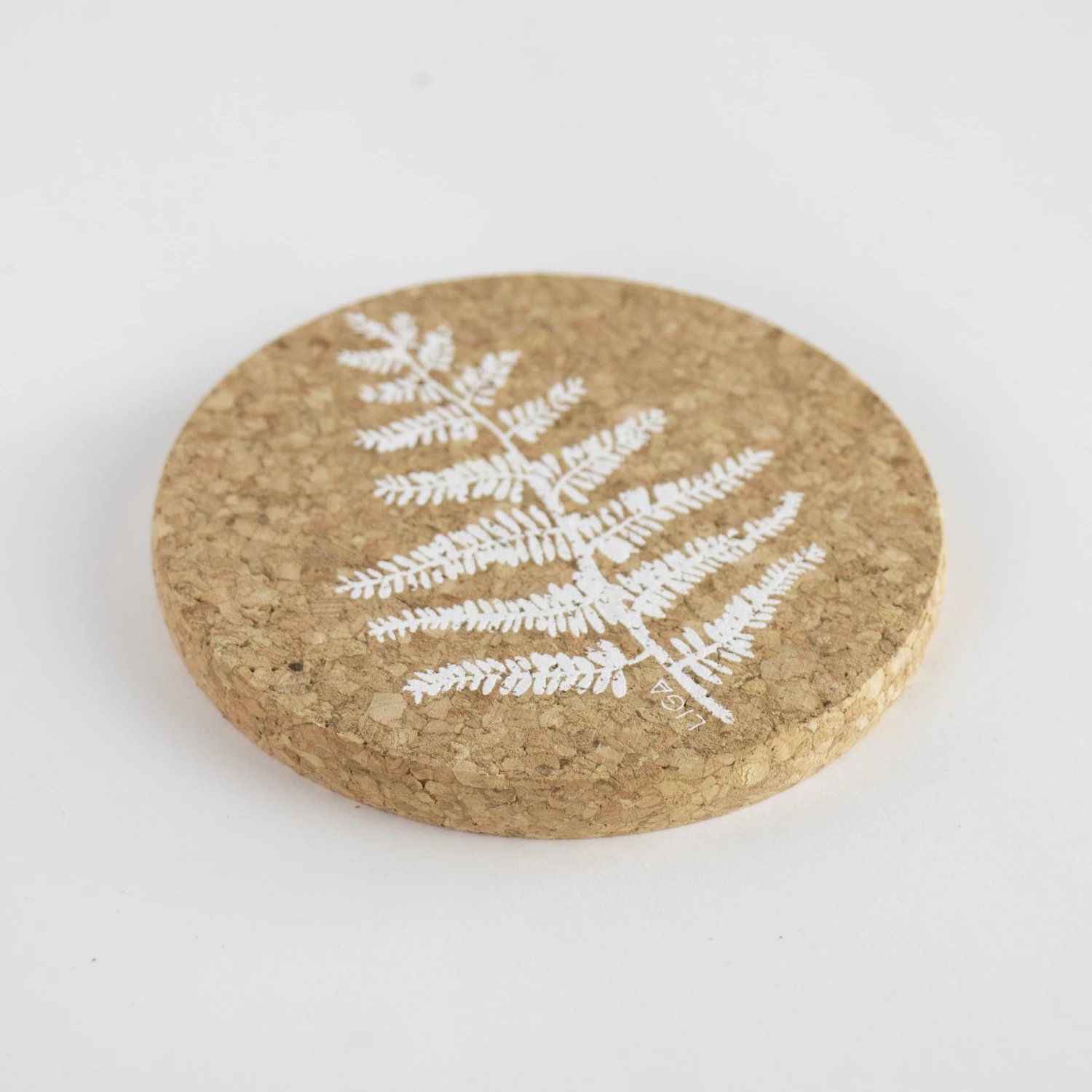 LIGA Cork Coaster Fern Set 4 LIGA Cork Coaster Fern Set