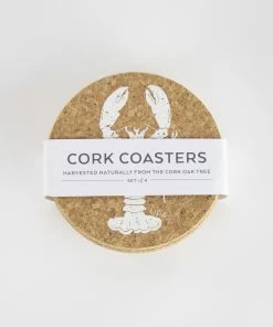 LIGA Cork Coaster Lobster Set