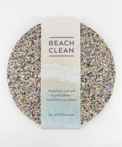 LIGA Beach Clean Round Placemat Set