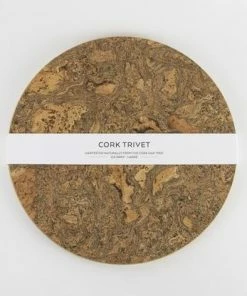 LIGA Ice Grey Round Trivet Large