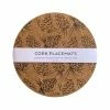 LIGA Cork Placemats Pinecones Grey Set