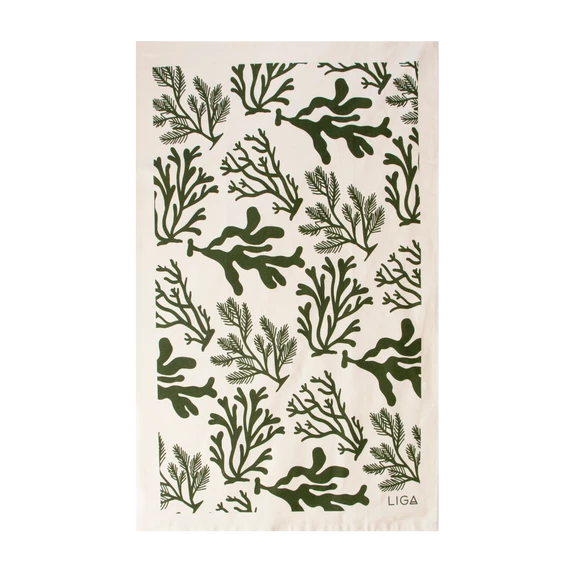 LIGA Organic Cotton Seaweed Tea Towel 3 LIGA Organic Cotton Seaweed Tea Towel