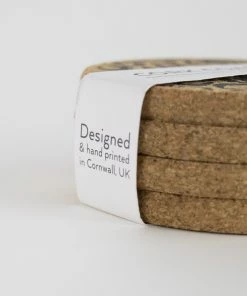 LIGA Cork Coaster Leopard Print Set