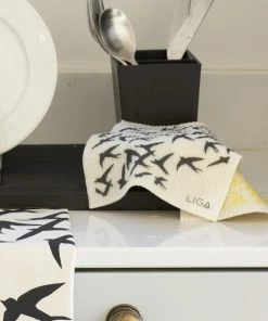 LIGA Eco Dishcloths Swallow Dandelion