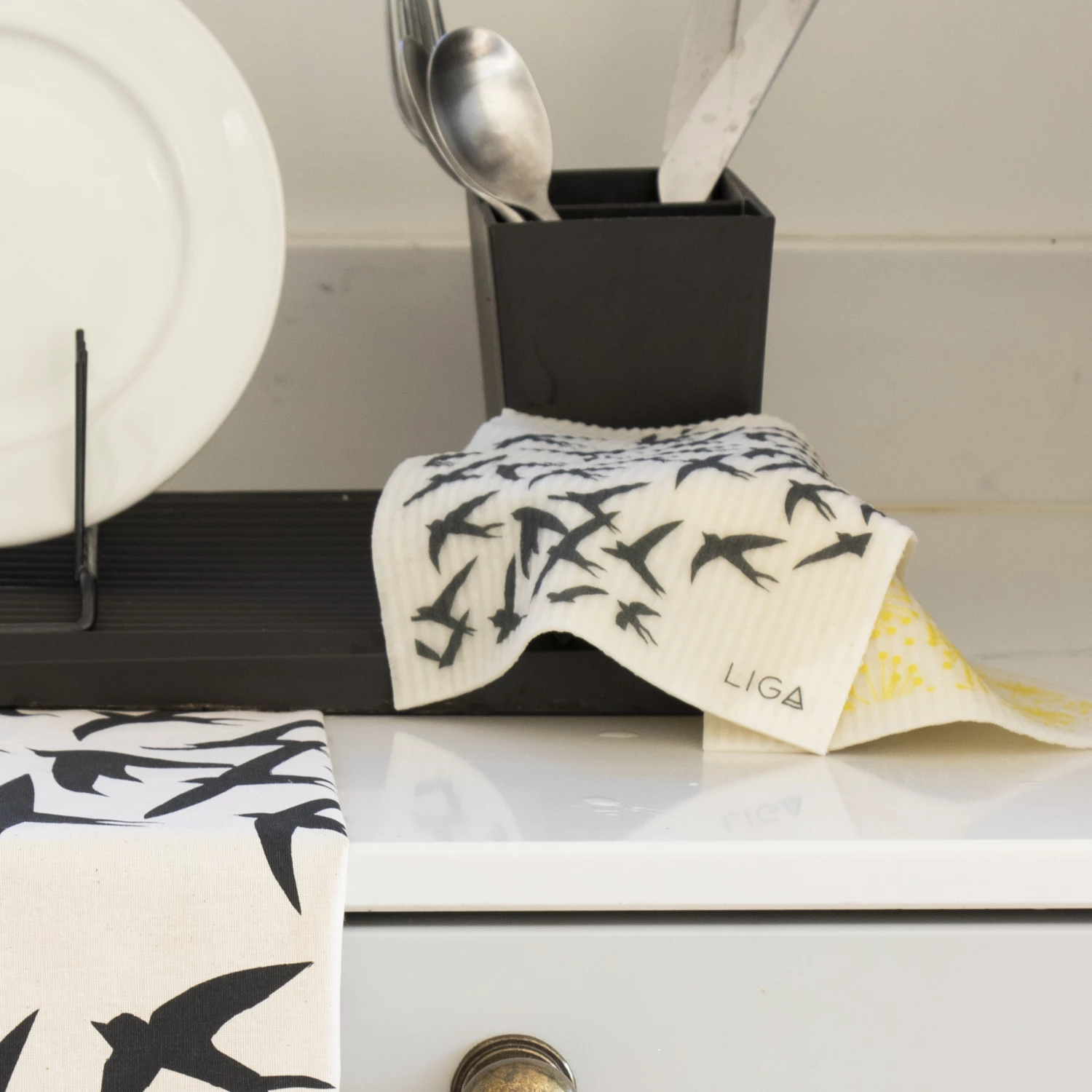 LIGA Eco Dishcloths Swallow Dandelion 4 LIGA Eco Dishcloths Swallow Dandelion