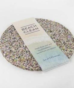LIGA Beach Clean Round Placemat Set