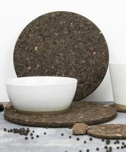 LIGA Cork Placemat Set | Smoked Set of 4