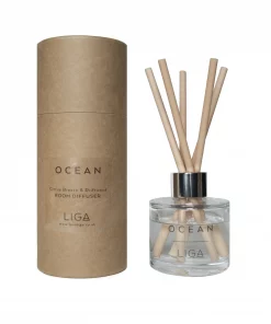 LIGA Citrus Breeze And Driftwood Ocean Reed Diffuser Set