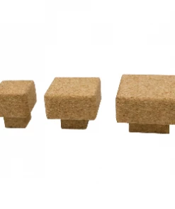 LIGA Cork Knobs Square Small