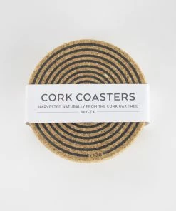 LIGA Cork Coaster Orbit Grey Set