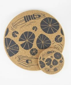 LIGA Cork Coasters Wild Swimmers Set