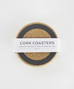 LIGA Cork Coaster Earth Grey Set