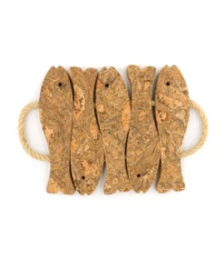 LIGA Five Fish Cork Trivet