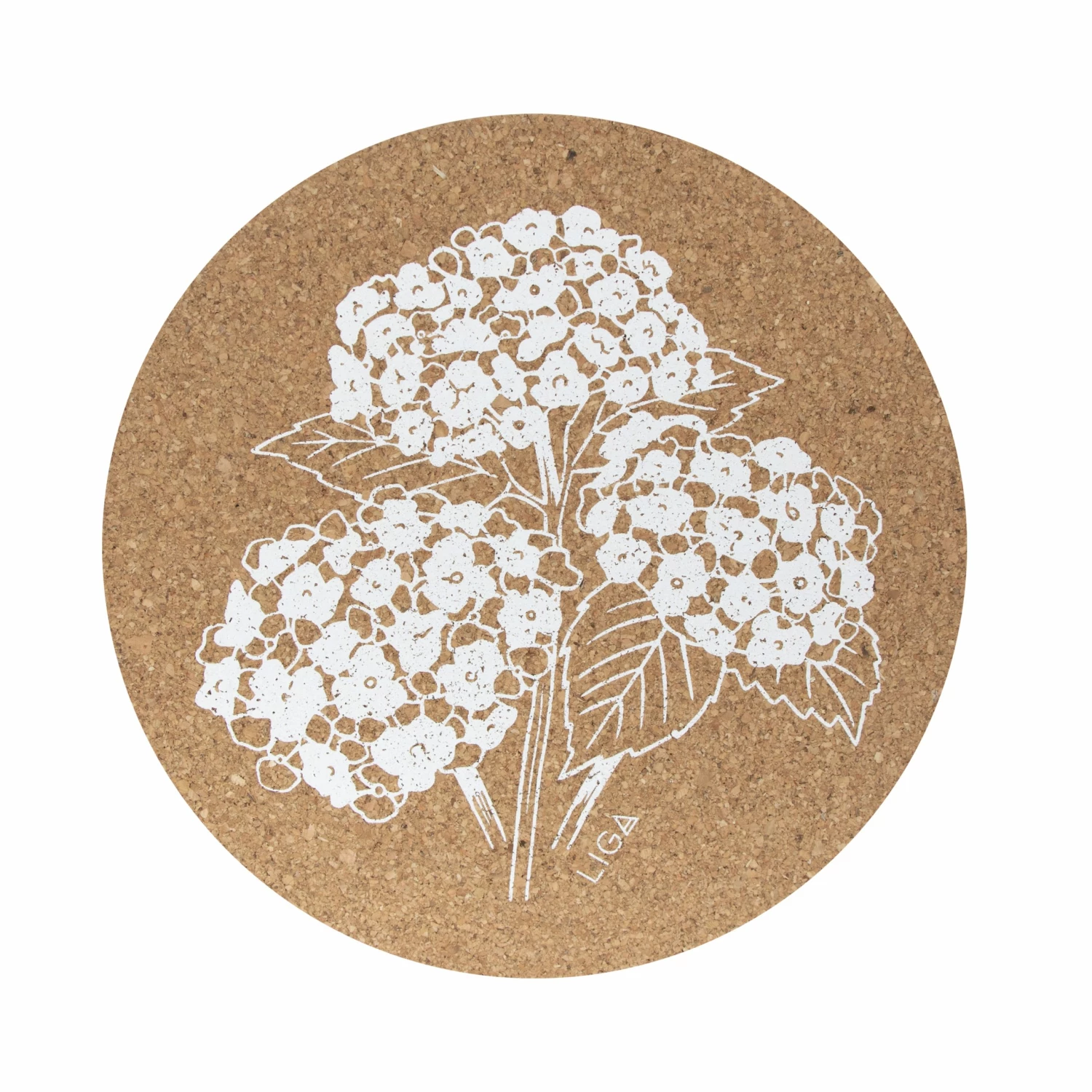 LIGA Cork Placemat Hydrangea 3 LIGA Cork Placemat Hydrangea