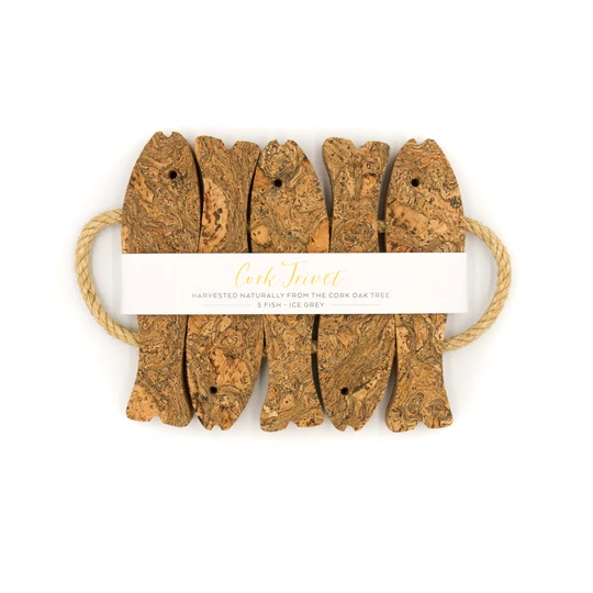 LIGA Five Fish Cork Trivet 4 LIGA Five Fish Cork Trivet