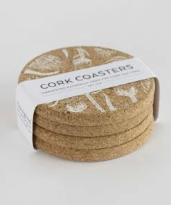 LIGA Cork Coaster Thistles Set