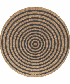 LIGA Cork Placemat Orbit Grey