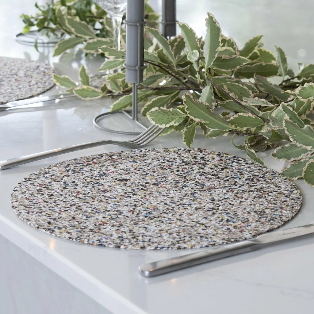 LIGA Beach Clean Round Placemats Set of 4 6 LIGA Beach Clean Round Placemats Set of 4